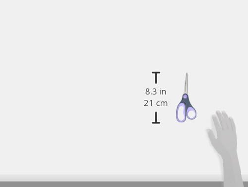 Westcott Titanium Bonded Non Stick Scissors, Purple, 8"