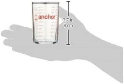 Anchor Hocking Graduated Measuring Glass, Set of 2, Clear