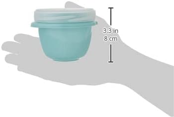 Rubbermaid TakeAlongs Snacking Food Storage Containers, 1.2 Cup, Colors may vary
