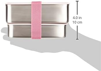 Thermos DSA-604W DTP 2-Tier Slim Fresh Lunch Box, 21.8 fl oz (635 ml), Dusty Pink