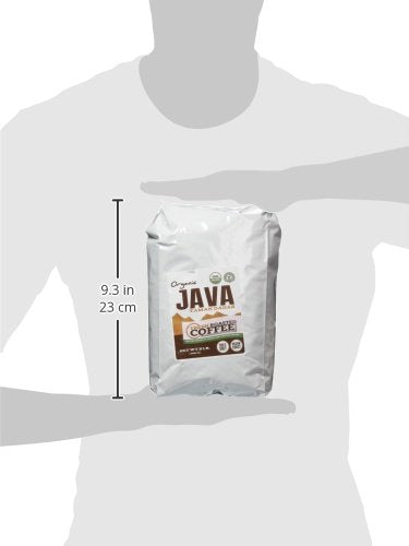 Fresh Roasted Coffee, Organic Java Taman Dadar | USDA Organic, RFA, Kosher | Medium Roast 2 lb (32 oz) Whole Bean