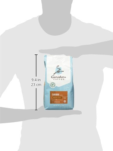 Caribou Coffee Medium Roast Ground Coffee | Caribou Blend | 20 Ounce Bag | Pack of 2