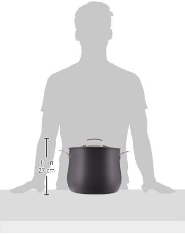 Cuisinart 12-Quart Stockpot, Hard Anodized Contour Stainless Steel w/Cover, 6466-26