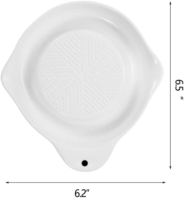 Advanced Ceramic Grater for Ginger, Garlic and Onion, 6 Inches (6-Inch)
