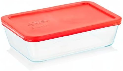 Pyrex Simply Store 6-Cup Rectangular Glass Food Storage