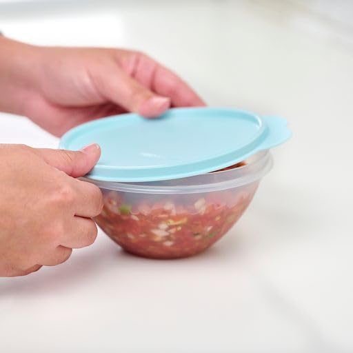 Tupperware Heritage Wonderlier 10 Piece Food Storage Bowl Set in Vintage Colors- Dishwasher Safe & BPA Free - (5 Containers + 5 Lids)