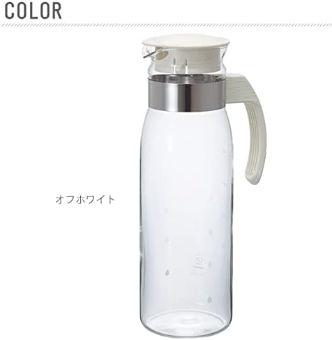Hario Slim Water Jug, 1400ml, White