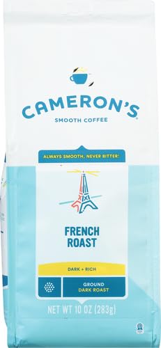 Cameron's Coffee Roasted Ground Coffee Bag, French Roast, 10 Ounce
