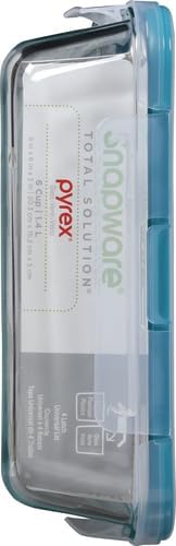 Snapware Snapware 6cup total solution rectangle food storage container glass, 9.3 Ounce (1112403)