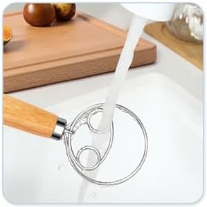 Spartali & Company Versatile 13-Inch Danish Dough Whisk for Sourdough: Essential Sourdough Bread Baking Supplies, Bread Making Tools, and Baking Tools - Whisks for Cooking & Mixing Dough Effortlessly
