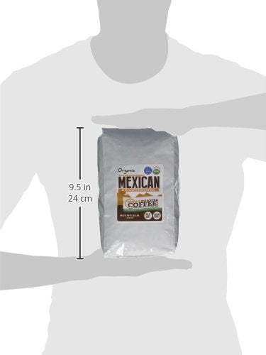 Fresh Roasted Coffee, Organic Mexican Water-Processed Decaf | USDA Organic, 100% Single Origin, Kosher | Medium Roast 2 lb (32 oz) Whole Bean