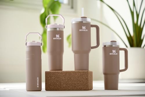 STANLEY IceFlow Flip Straw 2.0 Water Bottle 16 OZ | Built-In Straw with Larger Opening | Lightweight & Leak-Resistant | Insulated Stainless Steel | BPA-Free | Frost