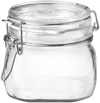 BORMIOLI ROCCO .5L Glass Canning Jar, 1 EA