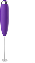 Frother Handheld for Coffee, Milk Frother Upgraded Matcha Whisk Drink Mixer Electric Mini Whisk Hand Mini Foamer Coffee Mixer for Lattes Cappuccino Frappe Matcha Hot Chocolate, Violet