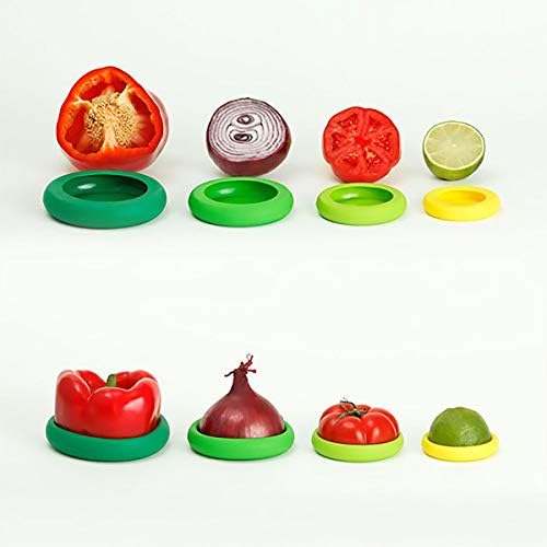 Hoan Silicone Food Huggers, Set Of 4, Assorted (5262716)