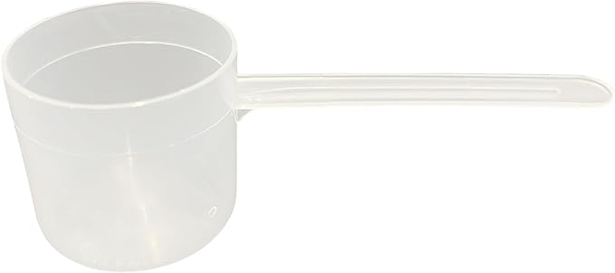 55 mL (55 CC | 1.86 Oz.) Long Handle Scoop for Measuring Coffee, Pet Food, Grains, Protein, Spices and Other Dry Goods (Pack of 25)
