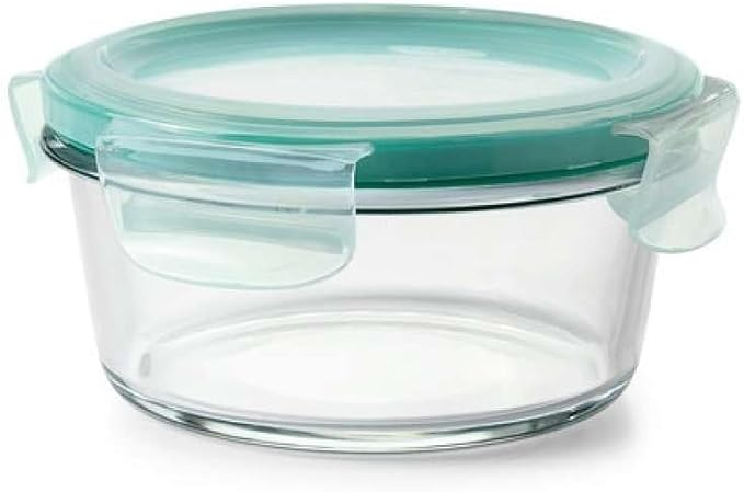 OXO Good Grips 2 Cup Smart Seal Glass Airtight Round Food Storage Container