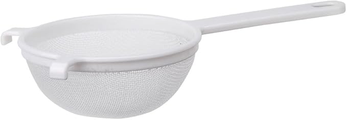 HIC Kitchen Double-Ear Fine Mesh Strainer, BPA-Free, 5.5-Inch, For Sifting Baking Ingredients, Straining, And Draining Soups, Sauces, And Stocks