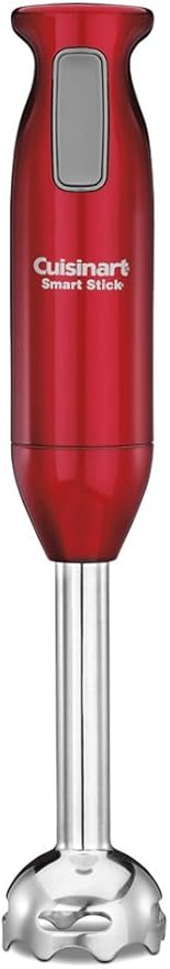 Cuisinart CSB-76MR SmartStick 200-Watt Immersion Hand Blender, Metallic Red