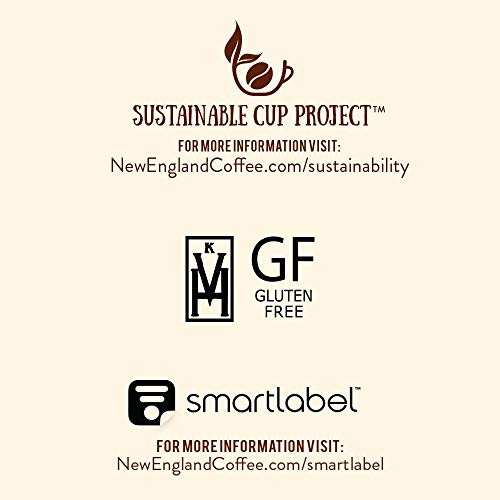 New England Coffee French Vanilla Decaffeinated Medium Roast Ground Coffee, 10oz Bag (Pack of 2)