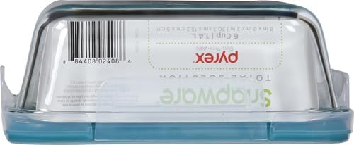 Snapware Snapware 6cup total solution rectangle food storage container glass, 9.3 Ounce (1112403)