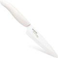 Kyocera Advanced Ceramic Revolution Series 4.5-inch Utility Knife, White Handle, White Blade
