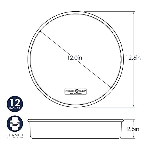 Nordic Ware Naturals Round Cake Pan, 12-Inch