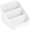 iDesign Linus BPA-Free Plastic 3-Tier Packet Organizer - 6.25" x 5.75" x 5", White
