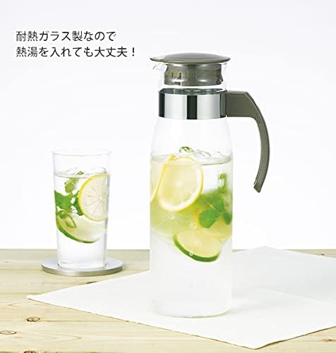 Hario Slim Water Jug, 1400ml, White