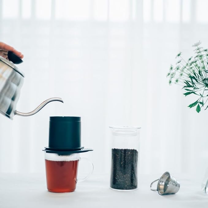 Hario "Cafeor" Mesh Coffee Dripper, Size 01, Black