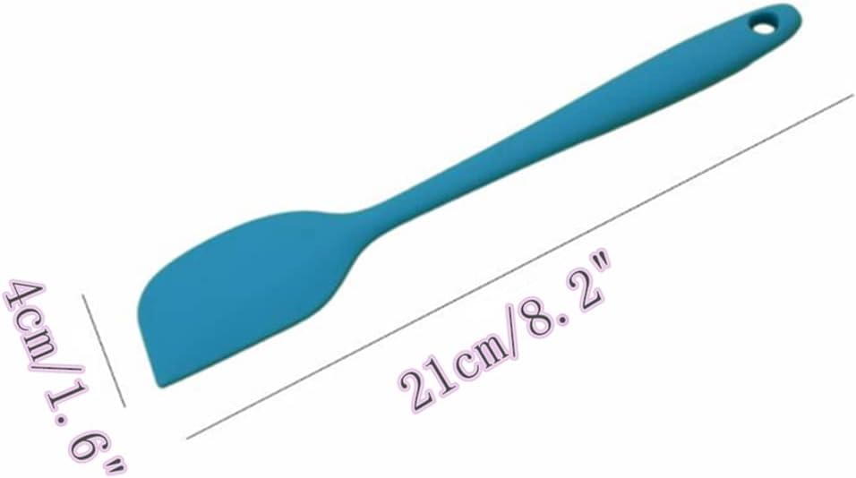 8 Piece Heat Resistant Silicone Spatula Set Non Stick Rubber Spatula Kitchen Utensils for Cooking,Baking,and Mixing,Multicolor