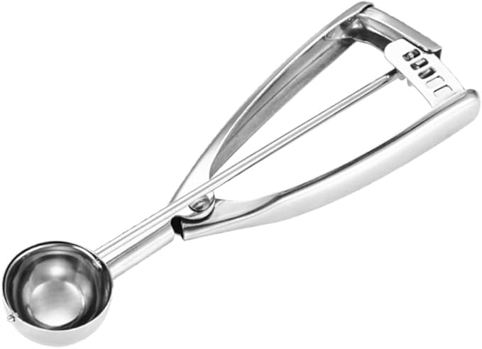 Mini Cookie & Melon Ball Scoop, 2 Teaspoon/10ml/0.33 OZ, 18/8 Stainless Steel