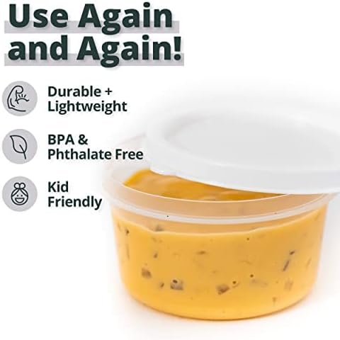 Greenco Small Food Storage Containers - 20 pcs | Plastic Food Containers with Lids | Deli Containers | Meal Prep Container | Pantry, Fridge, Kitchen Organization | Cereal, Spices, Snack Containers