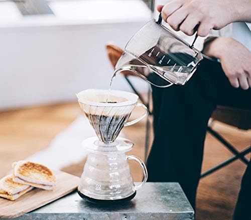 Hario V60 "Air" Drip Kettle, 350ml, Clear Black