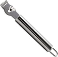 Stainless Steel Lemon Zester Grater with Channel Knife and Hanging Loop Lemon Orange Citrus Zester Grater Grips Kitchen Tool Practical Processed Graters, Peelers and Slicers