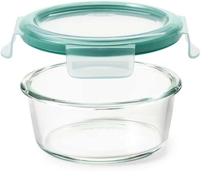 OXO Good Grips 2 Cup Smart Seal Glass Airtight Round Food Storage Container