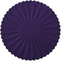 Heat-Resistant Silicone Trivet Mats, Non-Slip Hot Plate Holder for Kitchen Countertops & Dining Table, Reusable Pot Holder Pad with Secure Grip, Dishwasher Safe (Purple, Diameter: 18cm/7.09")