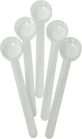 1 Teaspoon (1/3 Tablespoon | 5 mL) Long Handle Scoop for Measuring Coffee, Pet Food, Grains, Protein, Spices and Other Dry Goods (Pack of 5)