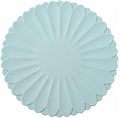 Heat-Resistant Silicone Trivet Mats, Non-Slip Hot Plate Holder for Kitchen Countertops & Dining Table, Reusable Pot Holder Pad with Secure Grip, Dishwasher Safe (Sea Sky Blue, Diameter: 18cm/7.09")