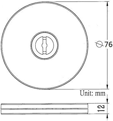 TamBee 4PCS 3Inch Acrylic Lazy Susan Turntable Organizer Revolving Display Base White Acrylic for Spice Rack Table Cake Kitchen Pantry Decorating