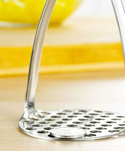 Potato Masher,Heavy Duty Stainless Steel kitchen Steel Potato Masher,Mashed Potatoes, Vegetables and Fruits.