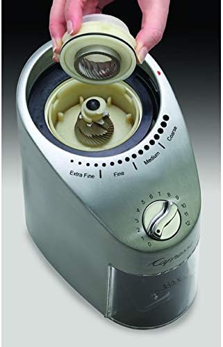 Capresso Infinity Plus Stainless Steel Conical Burr Grinder