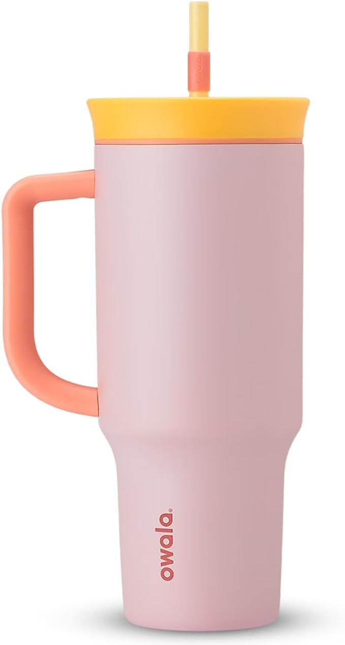 OWALA 40oz. Travel Tumbler - 2-in-1 Lid - Removable/Reusable Straw - Candy Store