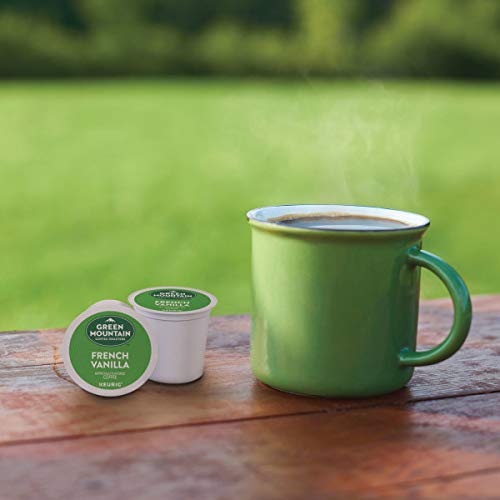 Green Mountain Coffee Roasters French Vanilla Keurig Single-Serve K-Cup pods, Light Roast Coffee, 72 Count