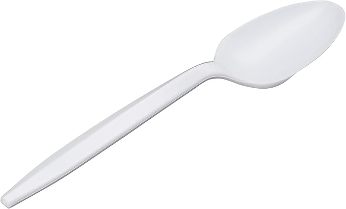 1000 Count Bulk Cutlery (Tea Spoons, White)