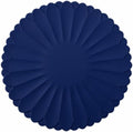 Heat-Resistant Silicone Trivet Mats, Non-Slip Hot Plate Holder for Kitchen Countertops & Dining Table, Reusable Pot Holder Pad with Secure Grip, Dishwasher Safe (Blue, Diameter: 30cm/11.81")