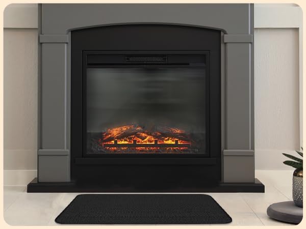 48×30 Inch Hearth Rug Fireproof, Under Grill Mats for Outdoor Grill, Fireproof Rugs for Fireplaces, Grill Mat Oil-Proof Water-Proof Protector for Decks, Patios and Indoor Grill
