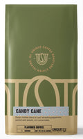 Holiday Peppermint Candycane Flavored Ground Coffee, 1 LB (16 oz) bag, Medium Roast, 100% Arabica Premium Quality Flavor