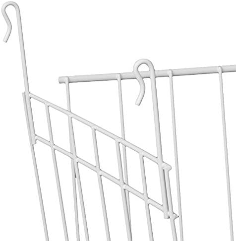 ClosetMaid Wire Hanging Shelf Basket for Storage, Organization in Closet or Pantry, No Assembly or Installation, Durable, 10.68"D x 18.39"W x 7.99"H, White