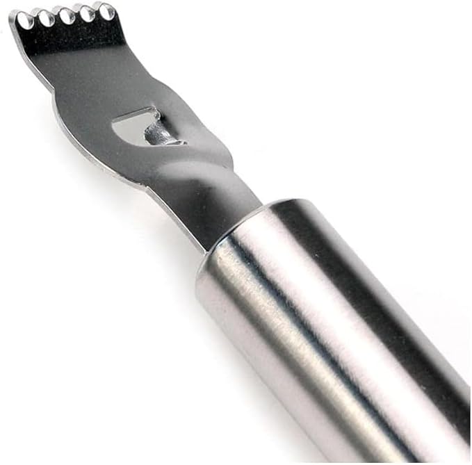 2Pcs Stainless Steel Lemon Zester Grater with Hole Citrus Orange Peeling Tool Fruit Peelers Mandolines and Slicers Graters, Peelers and Slicers